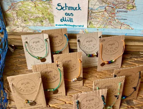 Lene - Projekt Seeglas, Schmuck aus Müll 05