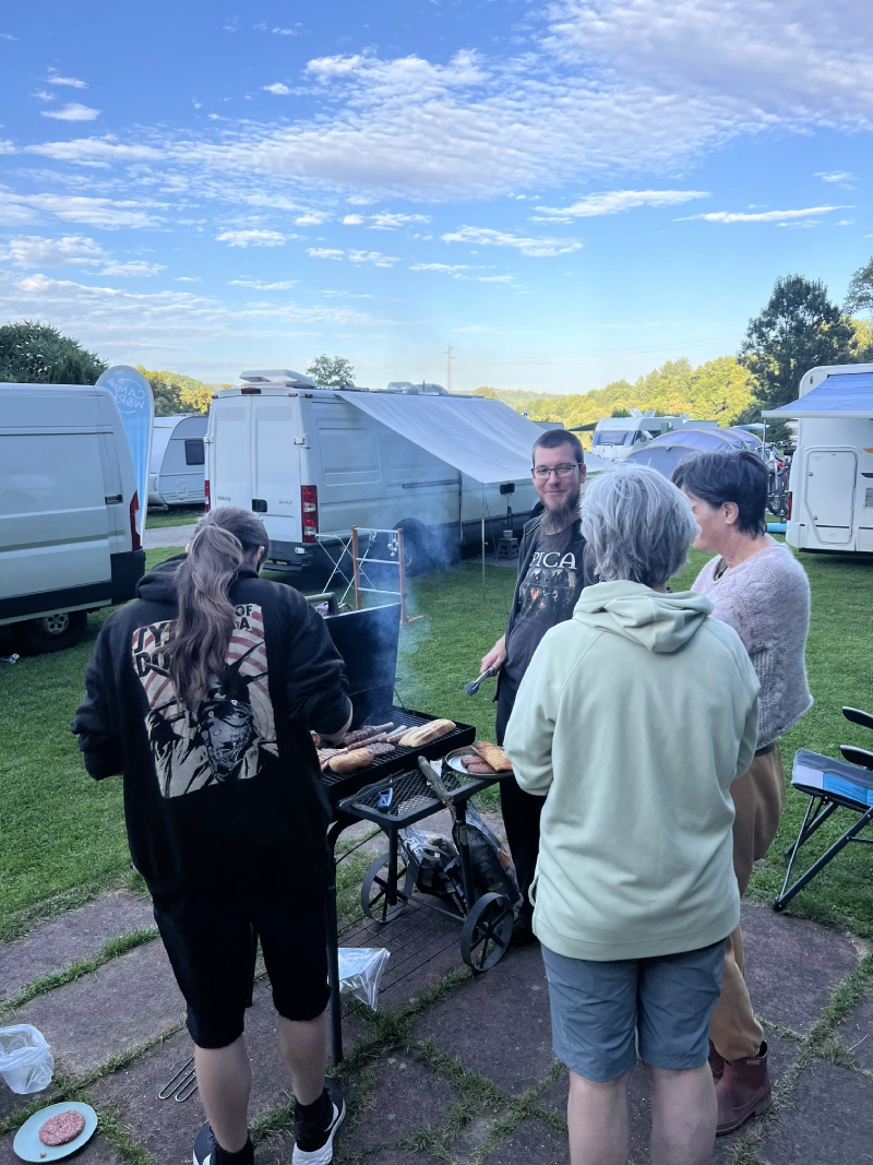 Vanlife Community Event Odenwald 2025 Grillen