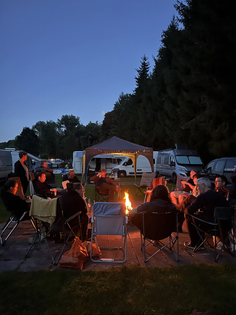 Vanlife Community Event Odenwald 2025 Lagerfeuer