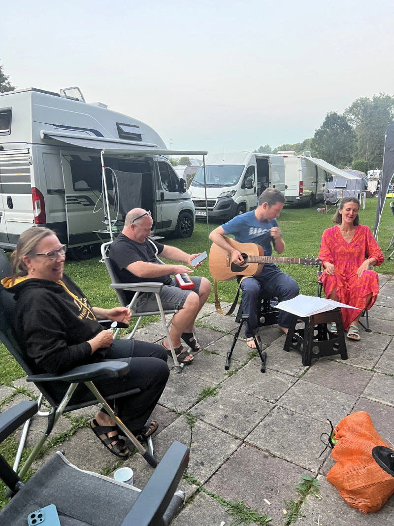 Vanlife Community Event Odenwald 2025 Lagerfeuermusik