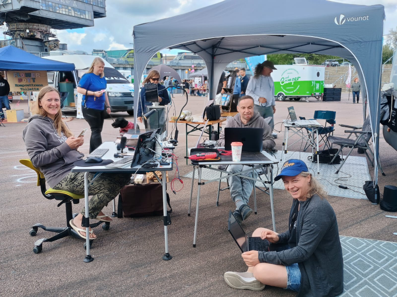 Shop Camper Office Ferropolis alle arbeiten