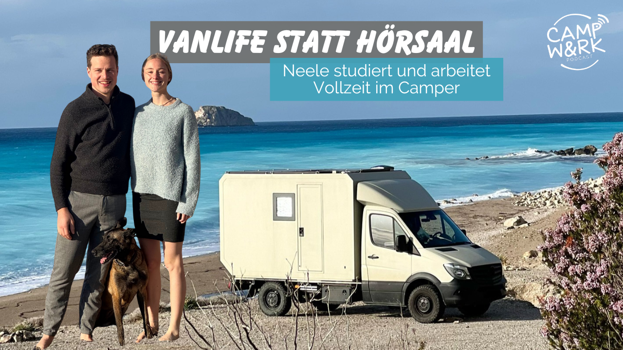 Neele und Jakob am Meer Studieren im Camper Vanlife